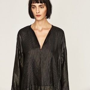 Zara Oversized Patchwork Modern Tunic